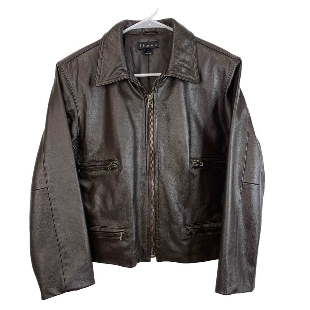 Thomo Leather Jacket Size L